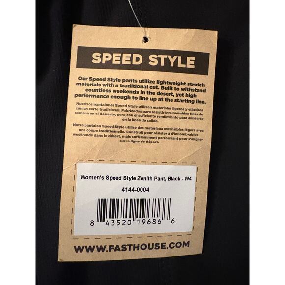 Fasthouse Women's Size 4 Speed Style Zenith Women's Motocross MX Pants Dirt bike - Picture 7 of 8